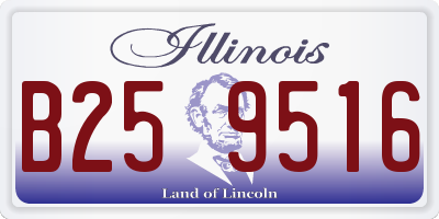 IL license plate B259516