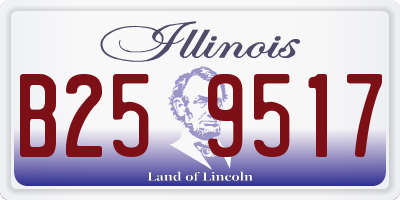 IL license plate B259517