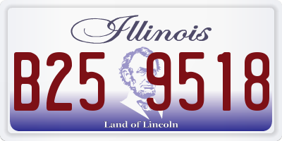 IL license plate B259518
