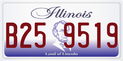 IL license plate B259519