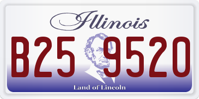 IL license plate B259520