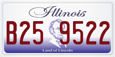 IL license plate B259522