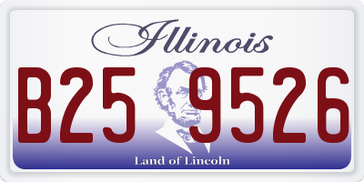 IL license plate B259526