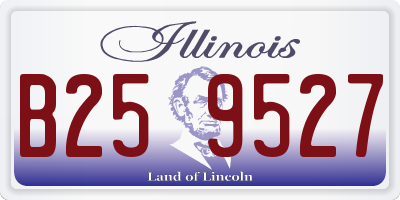 IL license plate B259527