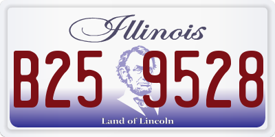 IL license plate B259528