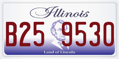 IL license plate B259530