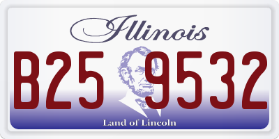 IL license plate B259532