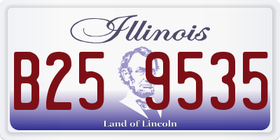 IL license plate B259535
