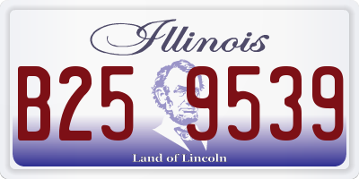 IL license plate B259539