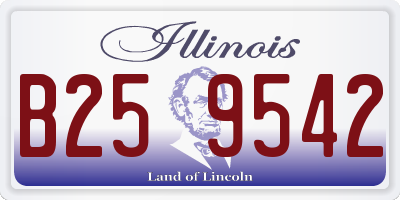 IL license plate B259542