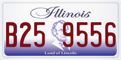 IL license plate B259556