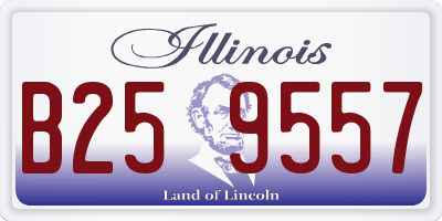 IL license plate B259557