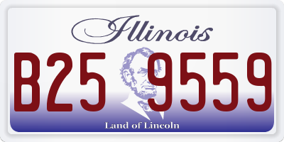IL license plate B259559