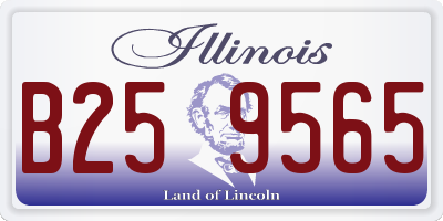 IL license plate B259565