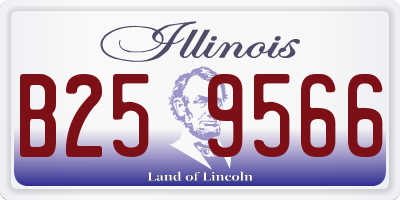 IL license plate B259566