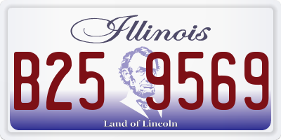IL license plate B259569