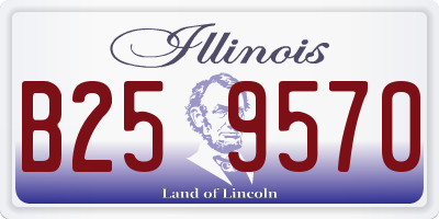 IL license plate B259570