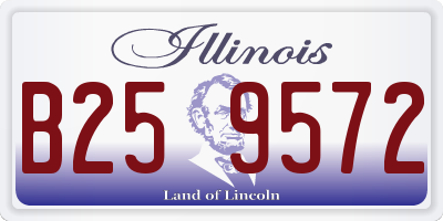 IL license plate B259572