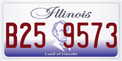 IL license plate B259573