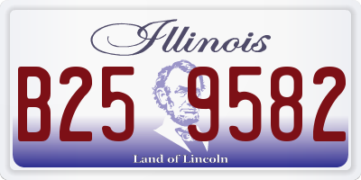 IL license plate B259582