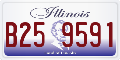 IL license plate B259591