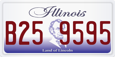 IL license plate B259595