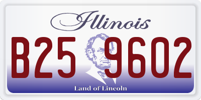 IL license plate B259602