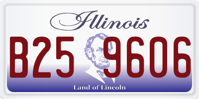IL license plate B259606