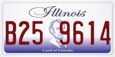 IL license plate B259614