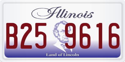 IL license plate B259616