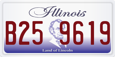 IL license plate B259619