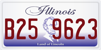IL license plate B259623