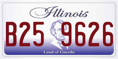 IL license plate B259626