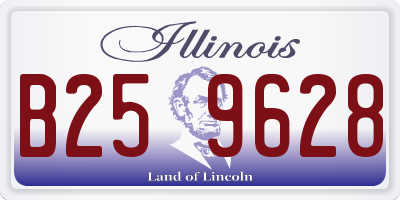 IL license plate B259628