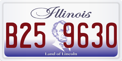 IL license plate B259630
