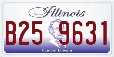 IL license plate B259631