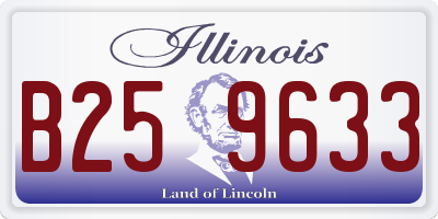 IL license plate B259633