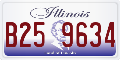 IL license plate B259634