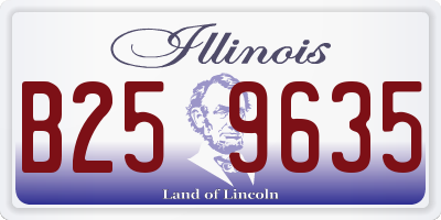 IL license plate B259635