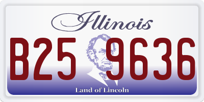 IL license plate B259636