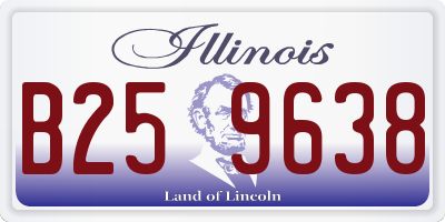 IL license plate B259638