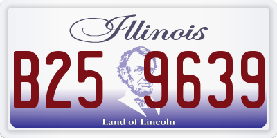 IL license plate B259639
