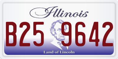 IL license plate B259642