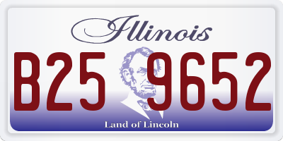 IL license plate B259652