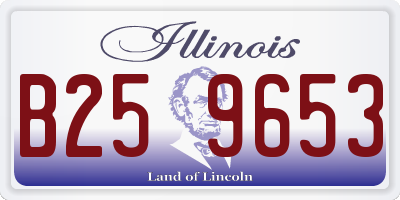 IL license plate B259653