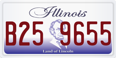 IL license plate B259655