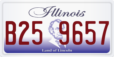 IL license plate B259657