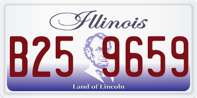 IL license plate B259659