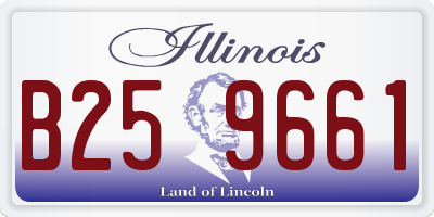 IL license plate B259661