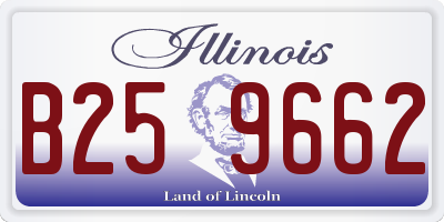 IL license plate B259662
